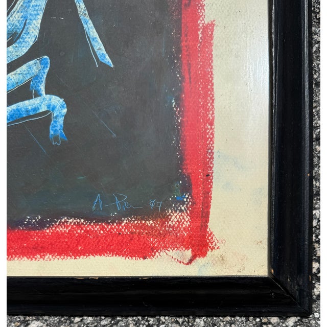 Italian Mixed Media "Senza Titolo" by Antonio Pieri 1997 For Sale - Image 4 of 7