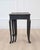 A charming set of Swedish Queen Anne style nesting tables featuring elegant cabriole legs and hand-painted black finishes....