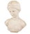 Italian Carved Marble Bust of a Young Woman For Sale - Image 4 of 16