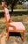 Antique Eastlake Victorian Parlour Side Chair With Pink Dupioni Silk Upholstery For Sale - Image 4 of 12