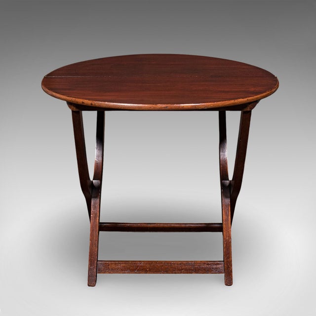 Antique Garden Party Serving Table, English, Folding, Lounge, Veranda, Victorian For Sale - Image 4 of 10