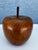Mid 20th Century Carved Wood Apple Trinket Box Container For Sale In West Palm - Image 6 of 7