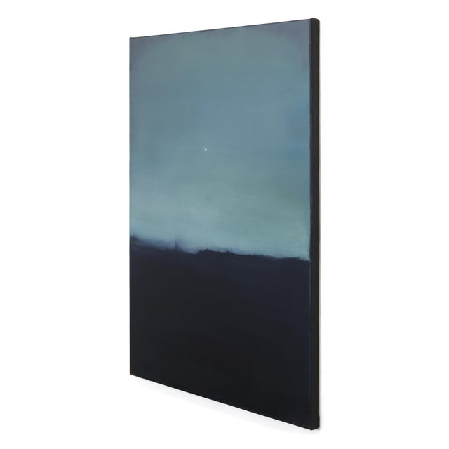 Contemporary Desert Moon - Large Original Contemporary Abstract Landscape Painting on Canvas by Mark Acetelli For Sale - Image 3 of 8