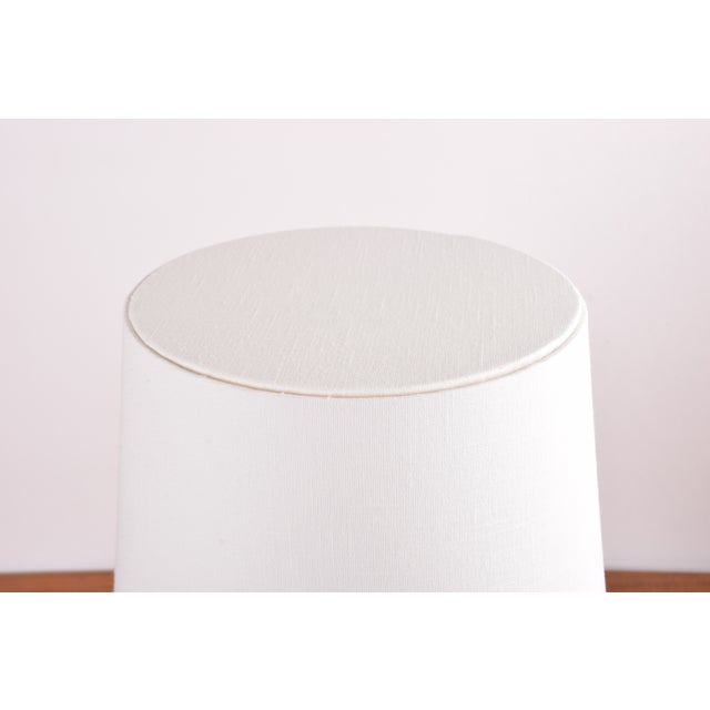 Mid-Century Modern Danish Studio Pottery Table Lamp with Graphic Hand-Painted Decor by Kai Klinge, 1960 For Sale - Image 11 of 12