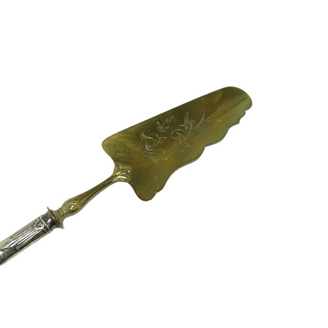 Art Nouveau Brass Cake Shoulder, 1900s For Sale - Image 15 of 18