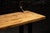 Black Vintage Industrial Cast Iron Butcher Block Work Bench Island For Sale - Image 8 of 9