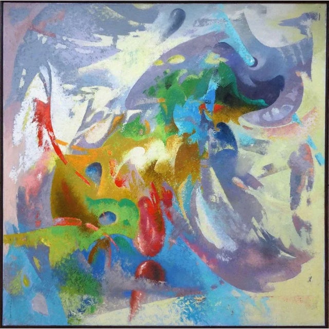 Composition 1001, 2018., 100x100 cm abstract composition. Nugzar avtandilovich kahiani was born in poti, georgia in 1952....