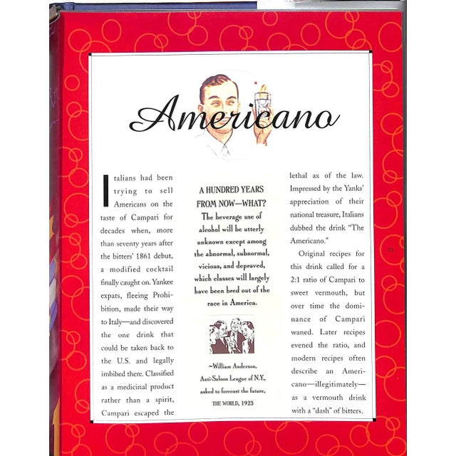 Paper "Vintage Cocktails: Authentic Recipes and Illustrations From 1920-1960" 1999 Waggoner, Susan and Markel, Robert For Sale - Image 7 of 13