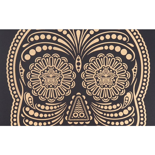 Contemporary Shepard Fairey, Day of the Dead Calavera, Lithograph For Sale - Image 3 of 12