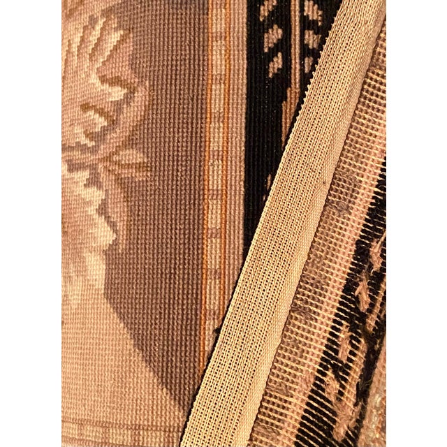 Robert W. Adams Vintage Neoclassical Needlepoint Tapestry 36 X 60 For Sale - Image 4 of 5