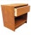 Tan Vintage Danish Modern One Drawer Teak Nightstands, a Pair For Sale - Image 8 of 9