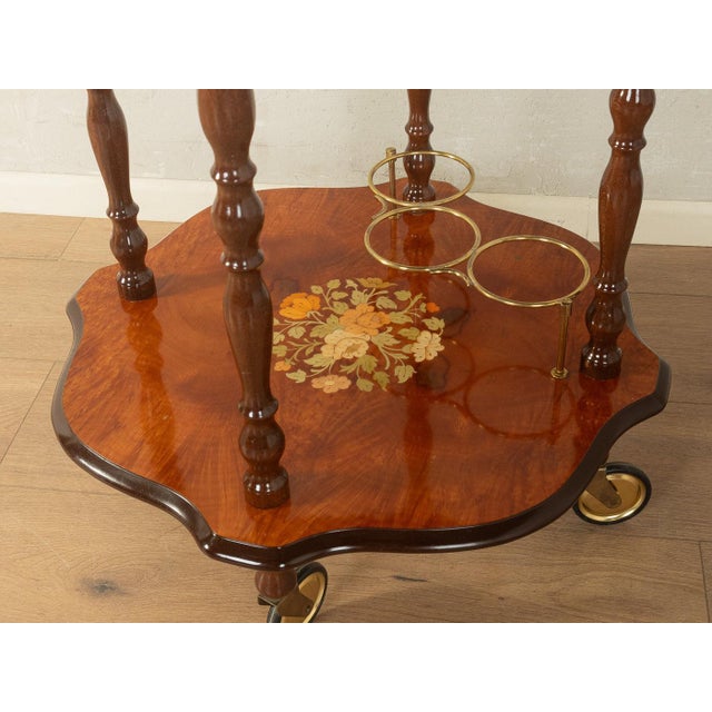 Mid-Century Italian Bar Cart For Sale - Image 10 of 11