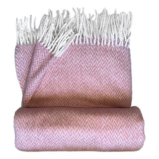 Marina Throw Jacquard Collection, Magenta For Sale