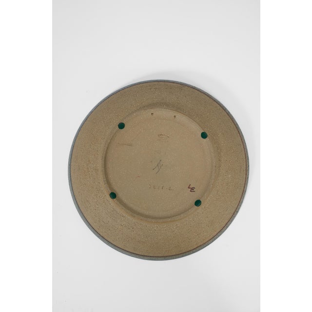Stoneware Bowl with Hand-Painted Abstract Motif from Søholm, 1950s For Sale - Image 4 of 8