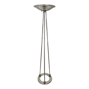 Casella Lighting Olympiad Torchiere Chrome Floor Lamp