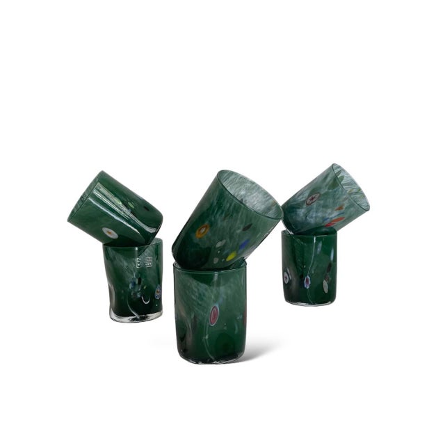 Italian Versace Drinking Glasses from Ribes the Art of Glass, 2004, Set of 6 For Sale - Image 7 of 11