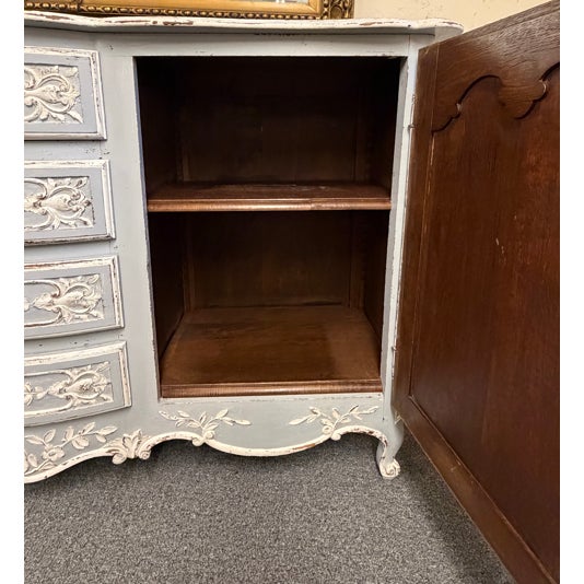 19th Century French Louis XV Style Oak Buffet Sideboard, Country French, Circa 1870 For Sale - Image 9 of 9