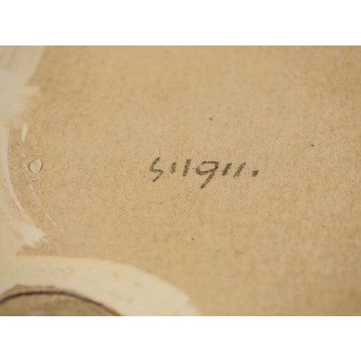 Egon Schiele Lithograph "Reclining Semi Nude" For Sale - Image 4 of 4