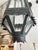 Vintage Iron Lantern Wall Sconces With Glass Seeded Panels - a Pair For Sale - Image 16 of 17