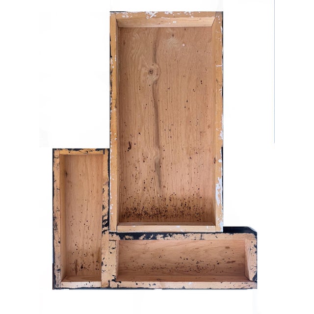 Black Vintage Brutalist Wood Wall Sculpture Assemblage #Iii For Sale - Image 8 of 10