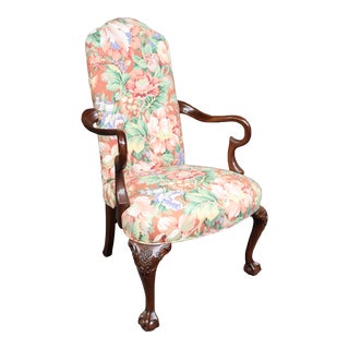 Southwood Shepherds Hook Claw & Ball Mahogany Chair For Sale