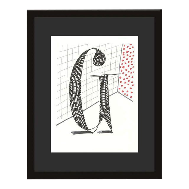 1990s 'G' From 'Hockney's Alphabet' by David Hockney For Sale