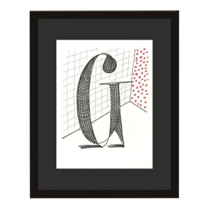 1990s 'G' From 'Hockney's Alphabet' by David Hockney