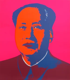 Mao 2, Andy Warhol Serigraph, Sunday B. Morning Stamp Verso