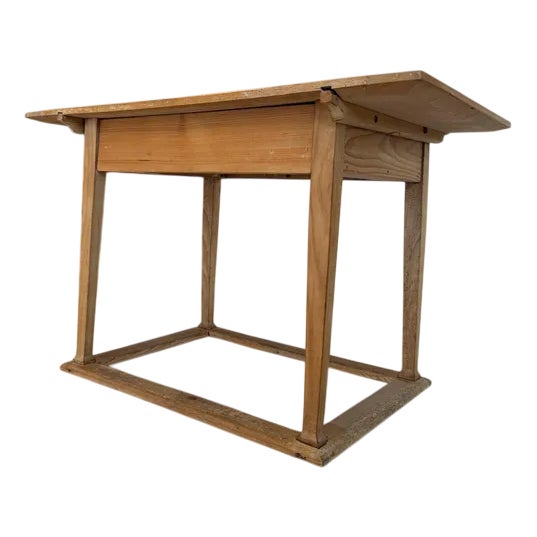 Biedermeier Farmhouse Table in Spruce For Sale