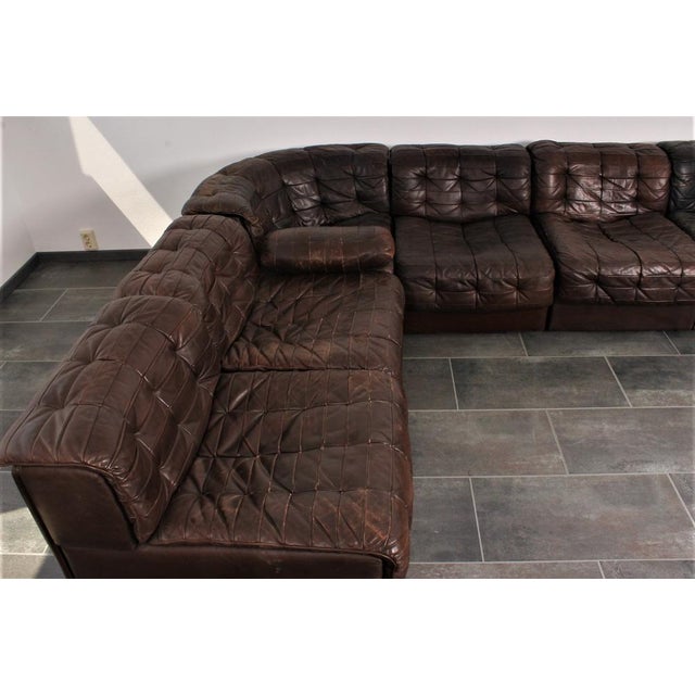 Ds11 Corner Sofa Elements from de Sede, Set of 7 For Sale - Image 4 of 11