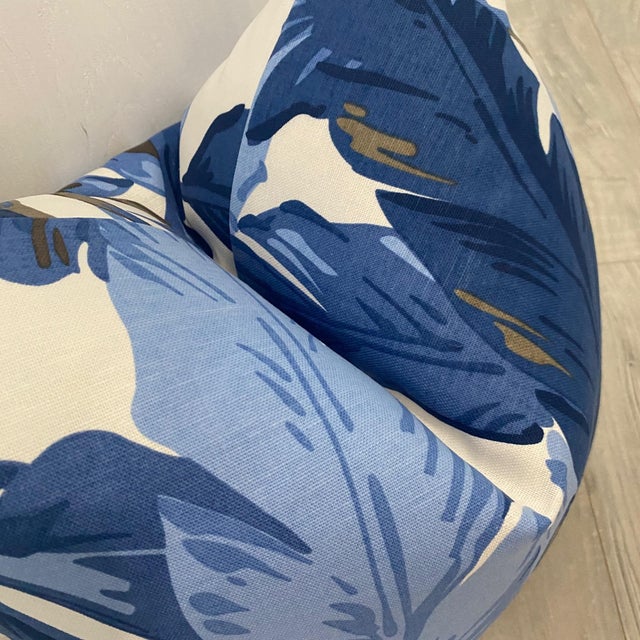 Custom Thibaut Banana Leaf Down Pillows a Pair Chairish