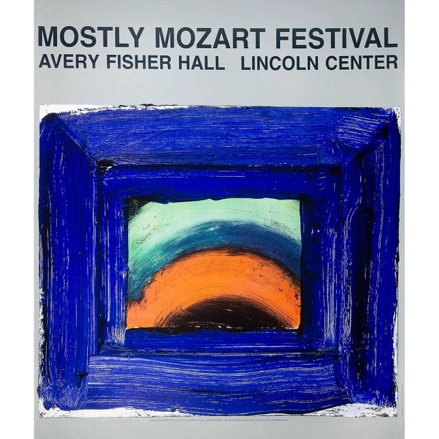 1980s Howard Hodgkin Mostly Mozart Festival Poster For Sale