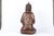 Chinese Antique Painted and Gilt Carved Seated Buddha Sculpture For Sale - Image 3 of 10