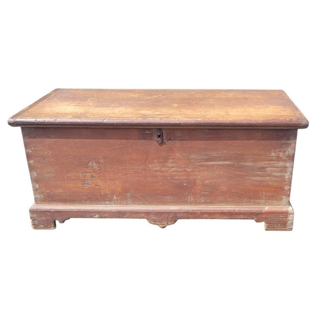Late 18th Century American Chippendale Blanket Chest For Sale - Image 18 of 18