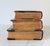 Plastic Vintage Faux Leather Books Bookend For Sale - Image 7 of 9