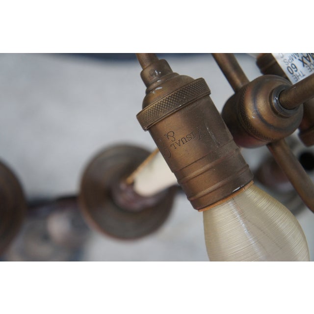 Black Late 20th Century Visual Comfort Spanish Revival Cast Iron Barley Twist Candelabra Floor Lamp For Sale - Image 8 of 13