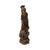 Legendary Sage Damo Bodhidharma on Pine With Crane Wood Art Figure For Sale - Image 4 of 9
