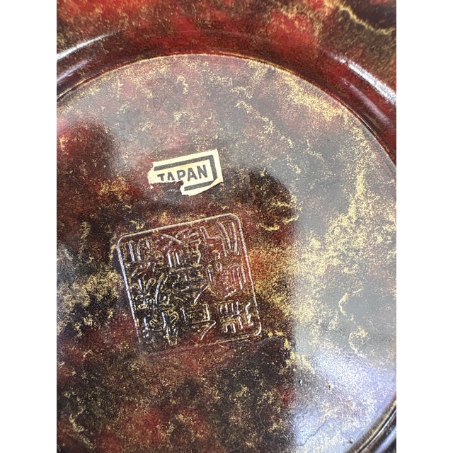 Metal Vintage Japanese Patinated Metal Vase With Dragon Handles, Mid-Century Export For Sale - Image 7 of 7