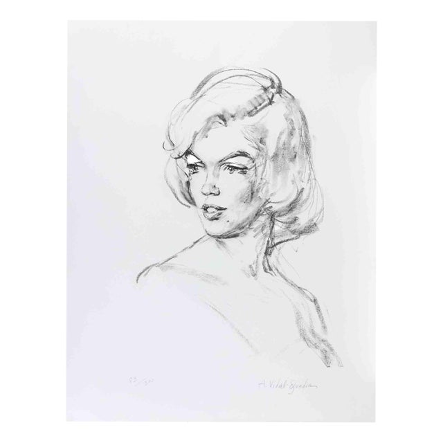 Alejo Vidal-Quadras, Just Marilyn, Lithograph, 1960s For Sale