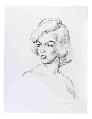 Alejo Vidal-Quadras, Just Marilyn, Lithograph, 1960s