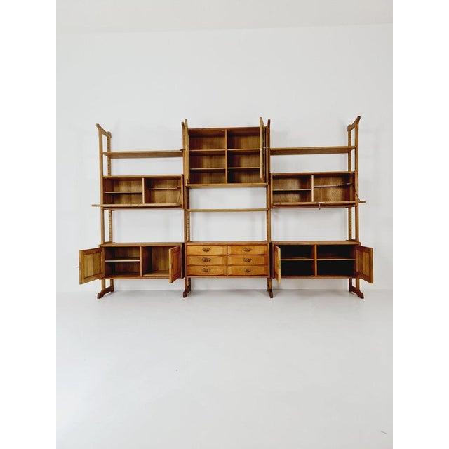 Danish Oak Room Divider by Henning Kjærnulf, 1960s For Sale - Image 4 of 11