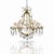 Large Italian Crystal and Brass Chandelier, 1950s For Sale - Image 14 of 18