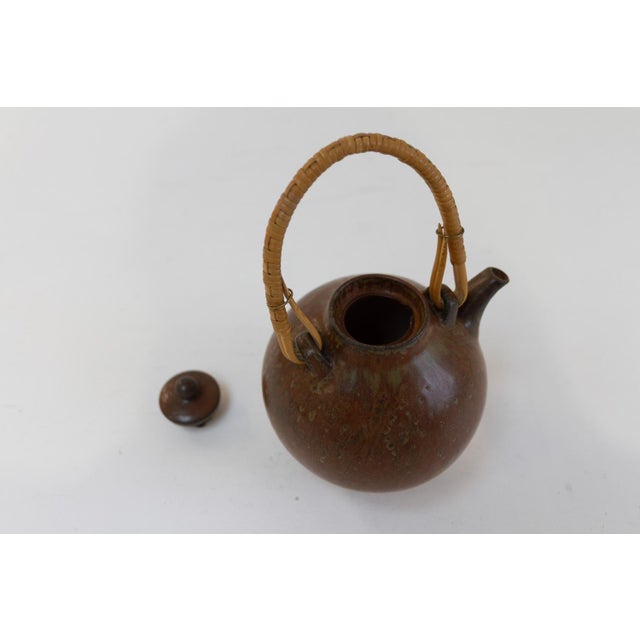 Ceramic Swedish Ceramic Teapot by Gunnar Nylund for Rörstrand, 1960s For Sale - Image 7 of 15