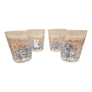 Late 20th Century Old Fashioned d'Arcy Glasses by Faberge - Set of 4 For Sale