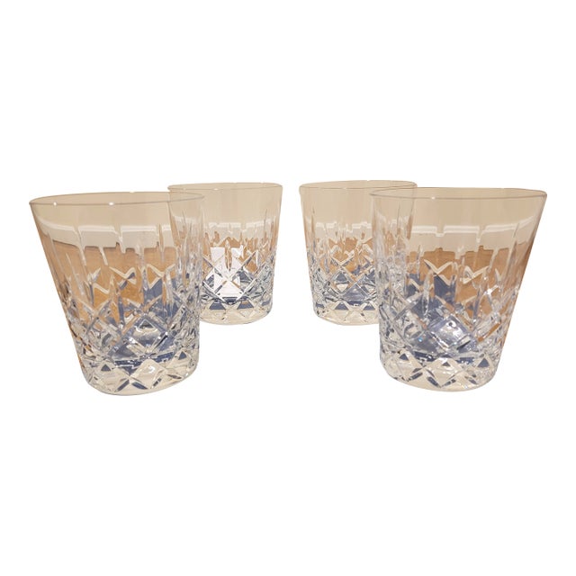 Late 20th Century Old Fashioned d'Arcy Glasses by Faberge - Set of 4 For Sale