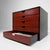 Japanese Lacquered Filing Cabinet with Five Drawers, 1980s For Sale - Image 10 of 11