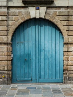 Guy Sargent, The Pale Blue Door, Archival Pigment Print