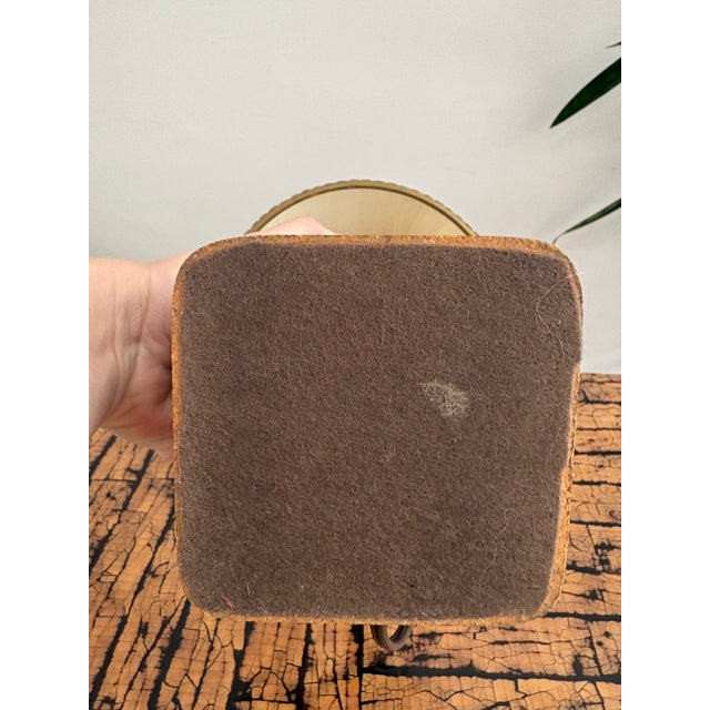 1960s Frederick Cooper Style Petite Tea Canister Lamp For Sale - Image 11 of 11
