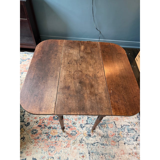 Antique Drop Leaf Table For Sale In Nashville - Image 6 of 6