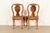 Antique English Queen Anne Burl Wood Dining Chairs, Circa 1860s For Sale - Image 12 of 13